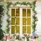 2 Pcs 6 ft Spring/Summer Wildflower Garland Artificial Greenery Flower Garland with Daisy and Lavender Fake Floral Vine for Birthday Party Wedding Mantle Porch Staircase Home Table Centerpiece Decor